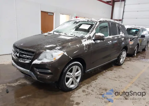 2013 Mercedes-Benz Ml 350 4Matic из США, поврежденный, VIN 4JGDA5HB2DA169742
